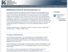Tablet Screenshot of bvvb.de